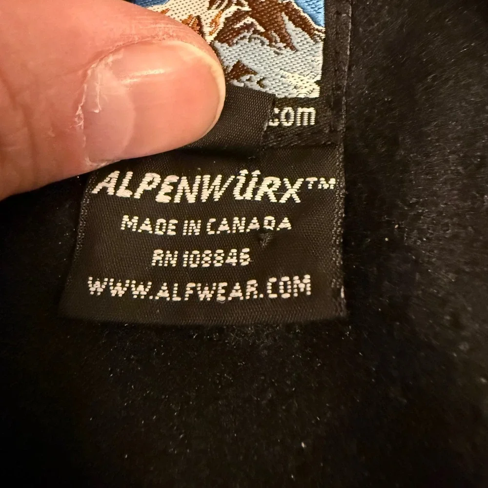Vintage Kuhl Alpenwurx Fleece Jacket Mens XL Made In Canada Alfwear Black